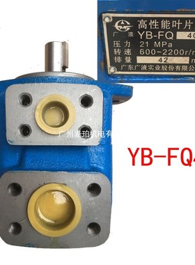 YB-FQ40广液高性能叶片泵压力21MPa转速2200r/min排量42ml/r
