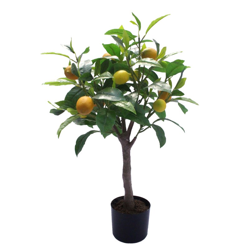 仿真植物盆栽柠檬树绿植家居客厅摆设园林工程造景装饰品厂家直售