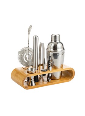 设计师严选样板房间吧台酒柜主题软装轻奢烟灰色球盖酒具酒杯摆件