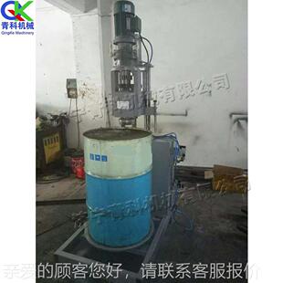 立桶式油桶切油机 割电动液压化工裁剪机 qk-suu-9半自动废旧桶回