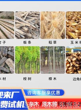 移动厂木材粉碎机家生产竹子树枝破机双果斗园林碎林农场DNR碎枝