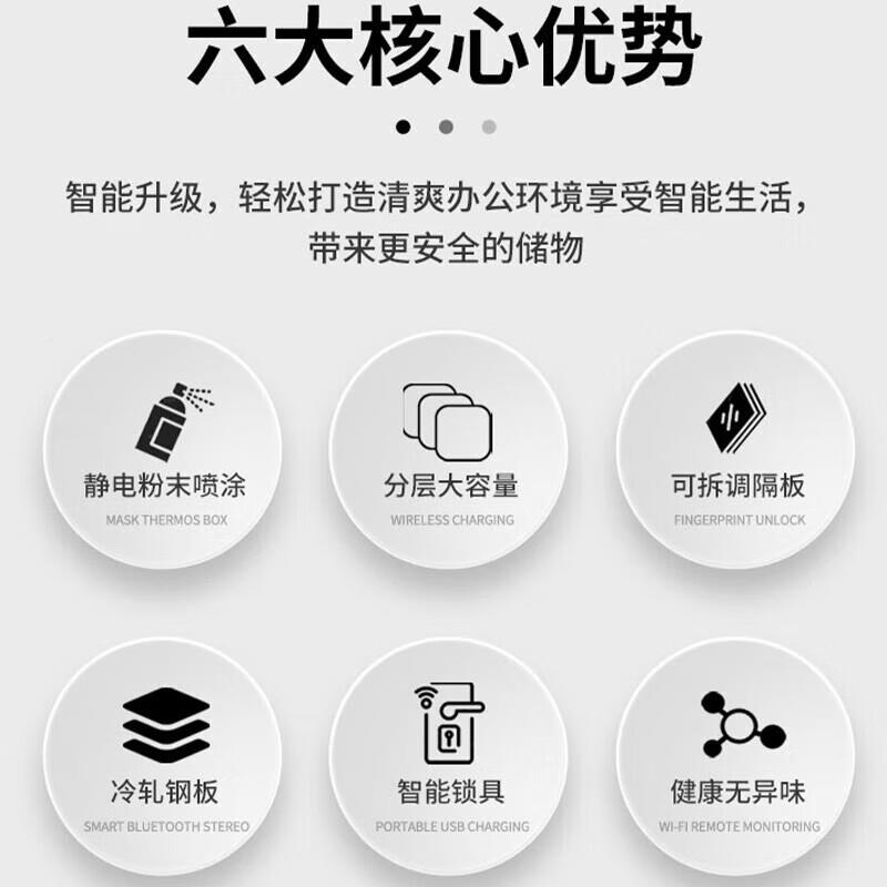 虎保密柜电子密码HP-1850柜加厚铁制钢皮柜子白色直边分体S牌T系