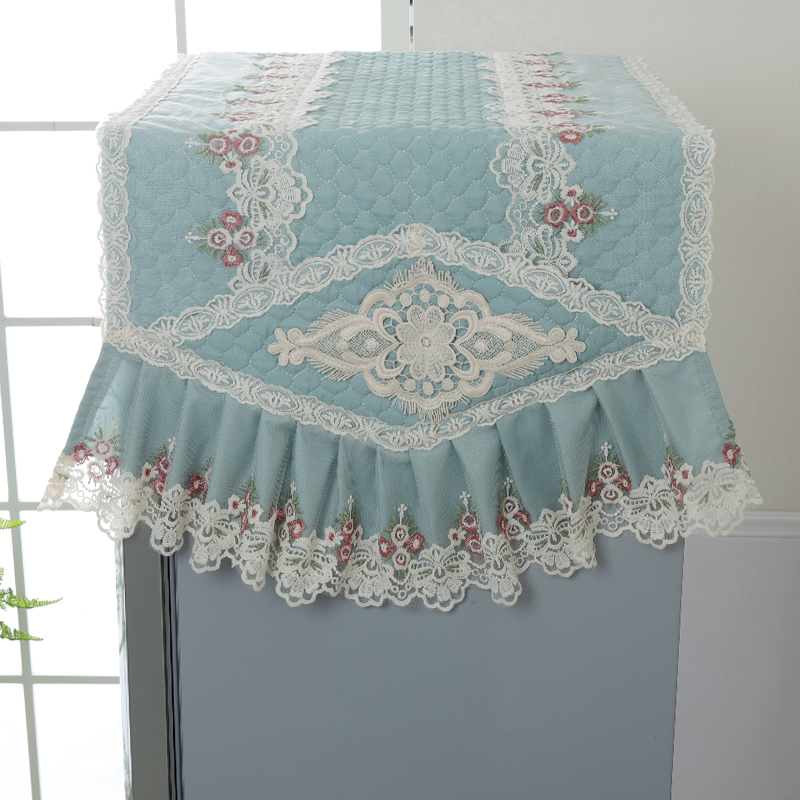 冰箱盖布家用防尘布双开门单开门冰箱罩洗衣机盖巾遮盖冰箱防尘罩