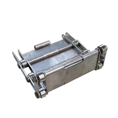 金属板炼输送带冲孔炼板食同步带E不锈钢流水线烘干传送带传动