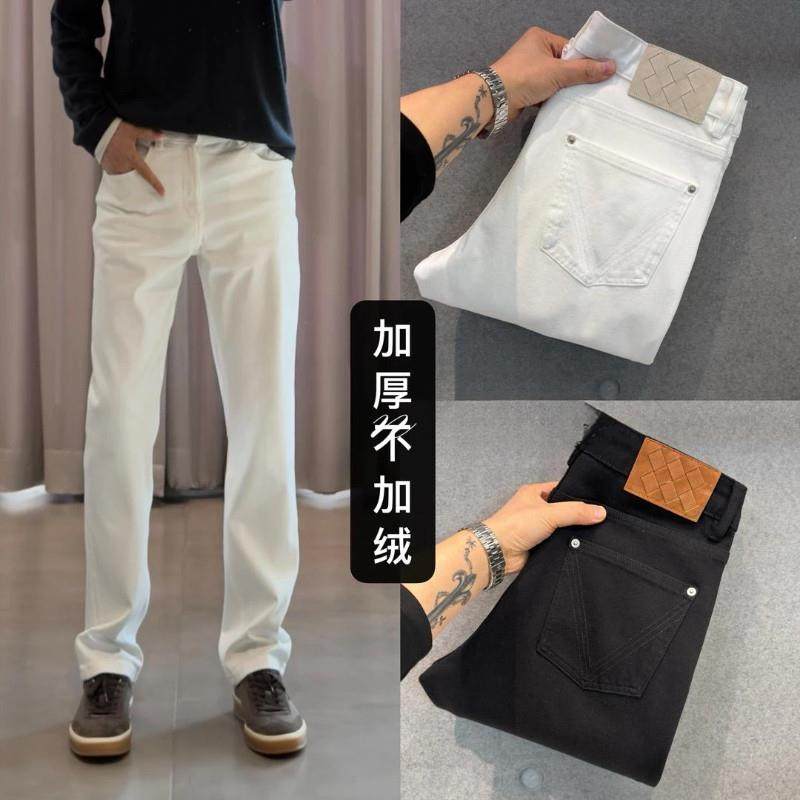 深澜甄选优品秋款加厚不加绒高品质百搭直筒牛仔裤9BD776男裤