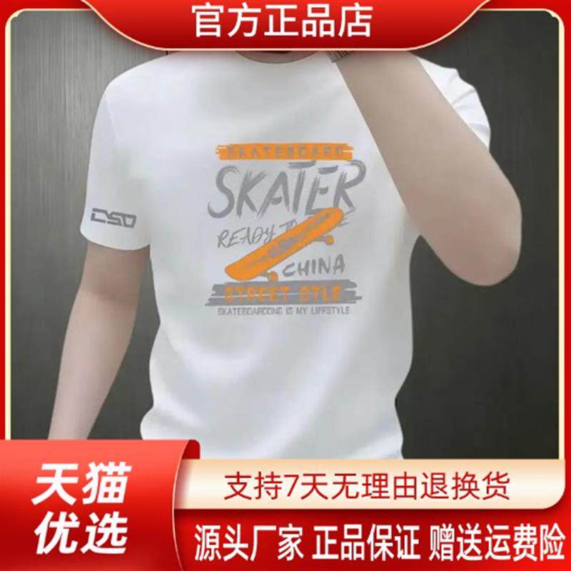 Pilotis2026新款潮牌男装短袖T恤高级感时尚百搭半袖圆领上衣服图片