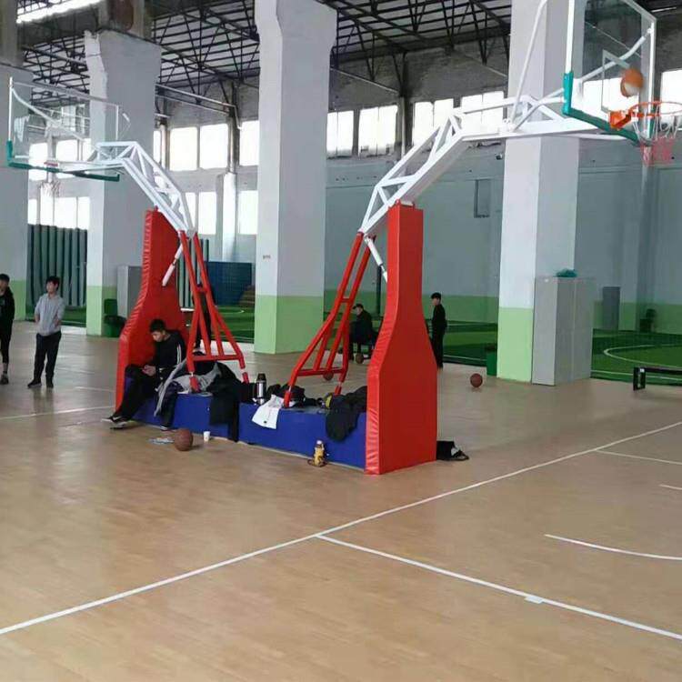 篮球架厂家户外成人标准篮球架移动式成人三色篮球架