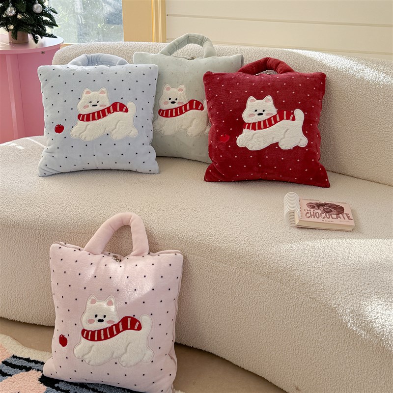 2025新款抱枕被子二合一汽车沙发靠垫可爱办公室学生X宿舍午休毯