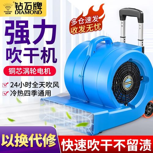 钻石牌吹干机f商用大功率干燥冷热吹风机地毯厕所地面地板除湿风