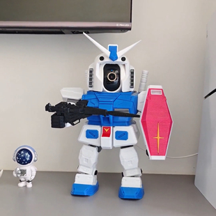 新款酷炫扎古摄像头外壳皮肤机甲风监控3d打印摄像头外壳