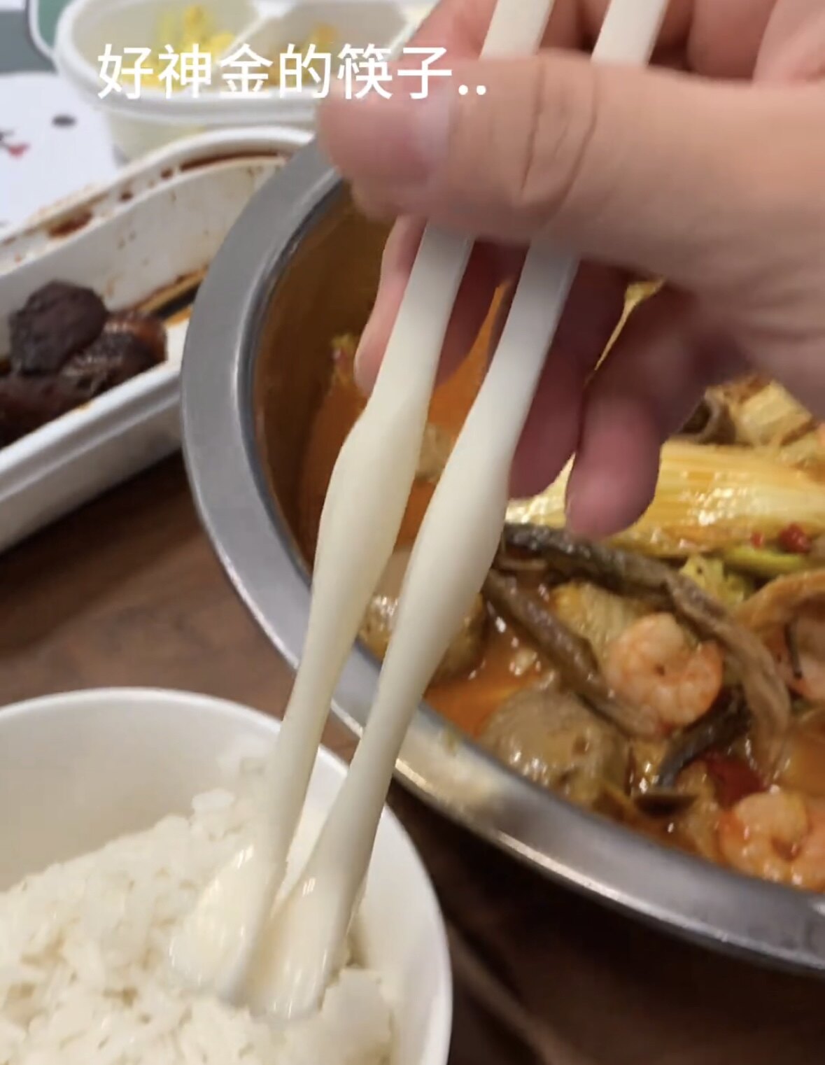 创意新品整蛊脚掌筷子神经足部造型吃饭筷搞笑便携筷子一人食餐具