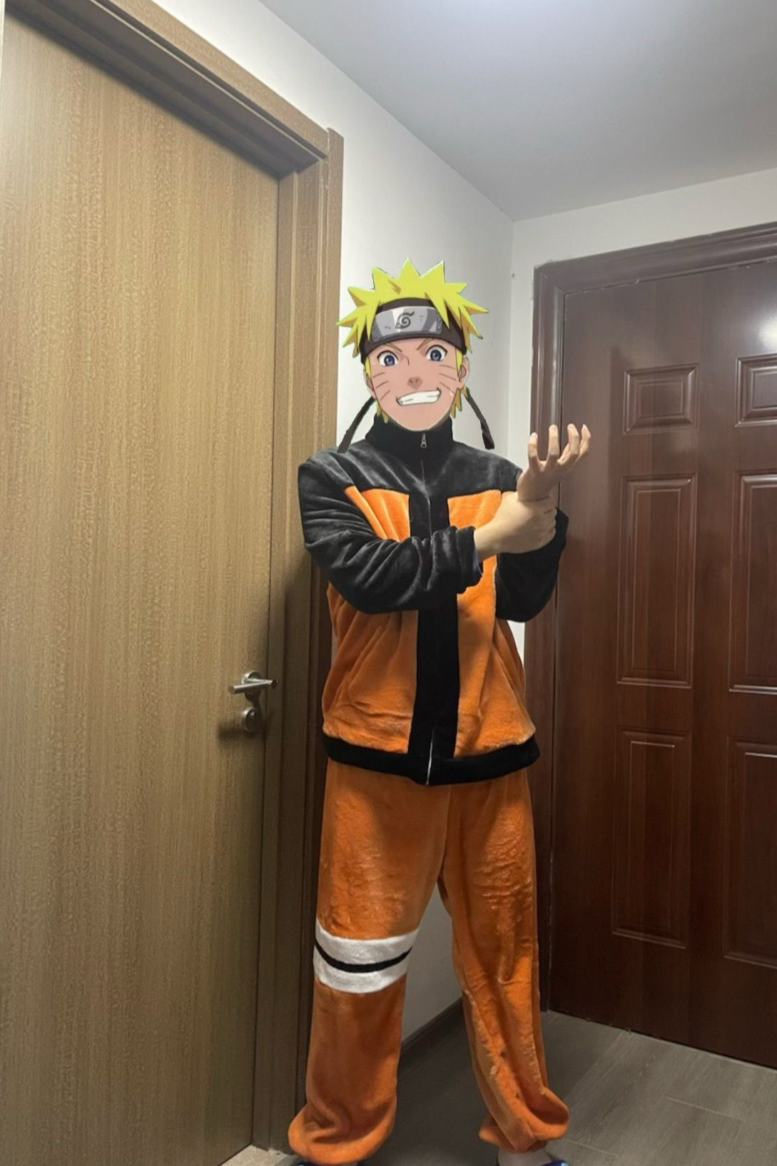 新款2026加绒加厚睡衣动漫同款cos服火影忍者漩涡鸣人睡衣套装