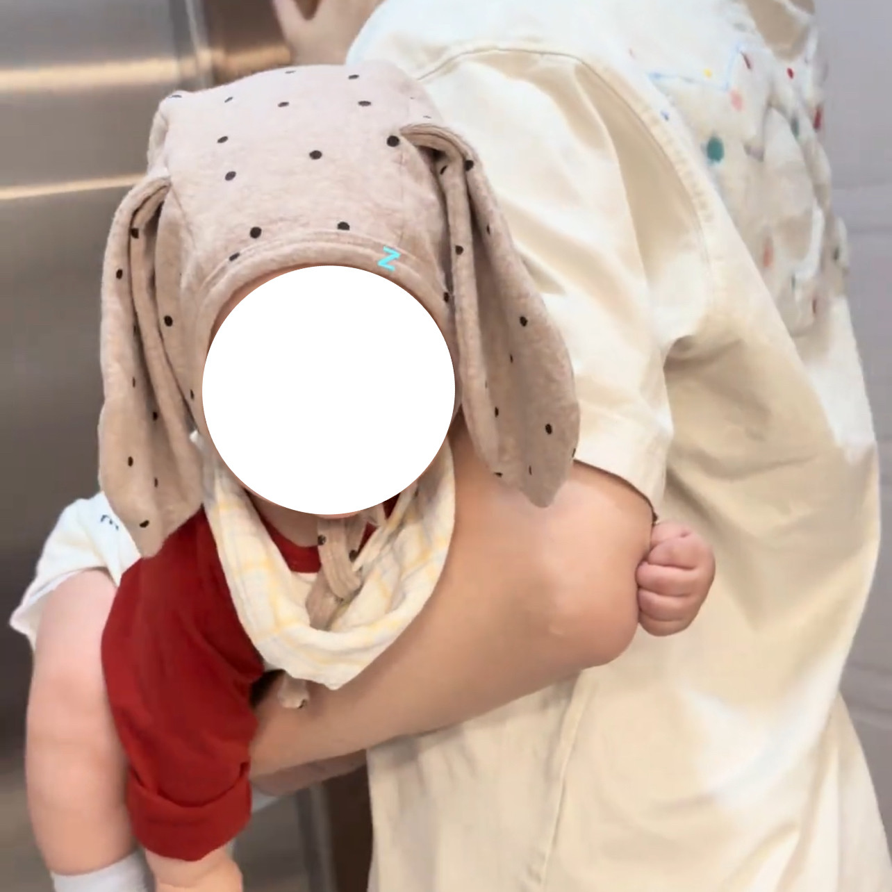 长耳朵可爱小兔帽子新生儿套头帽婴儿洋气男女宝宝薄款胎帽