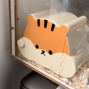 可爱黄色卡通仓鼠躲避窝可视屋夏季金丝熊窝磁吸仓鼠窝新款