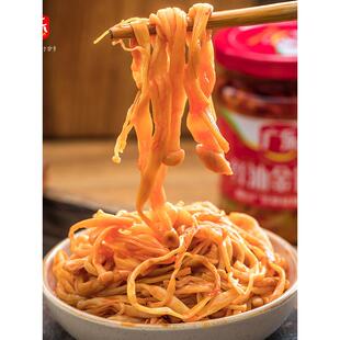 广乐红油金针菇下饭菜167g*6瓶开胃香辣榨菜早餐咸菜即食四川特产