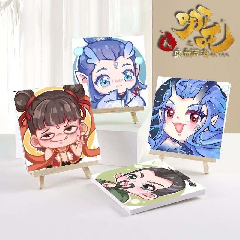 哪吒2之魔童闹海数字油画diy2025新款手工填充手绘涂鸦填色油彩画,家居饰品,DIY/数字油画,淘宝优惠券,粉丝福利购,淘宝优惠卷