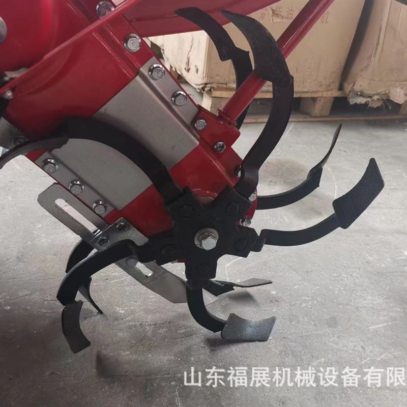 小型农用大葱培土机 田园管理机开沟J机 四驱前旋170微耕机