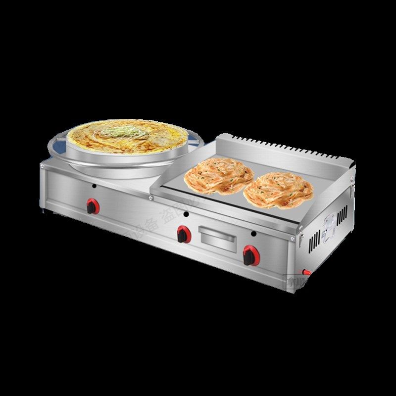 煎饼果子机扒炉炸锅一体机组合机手抓饼机杂粮煎饼天津山东多功能