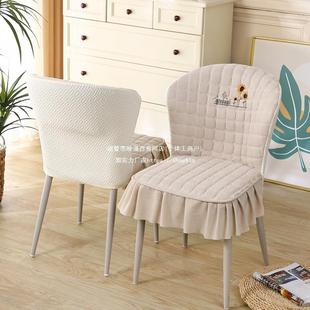 l餐VYV桌椅子套罩202新款 家用凳5子套罩轻奢套座椅弧形异形餐l椅