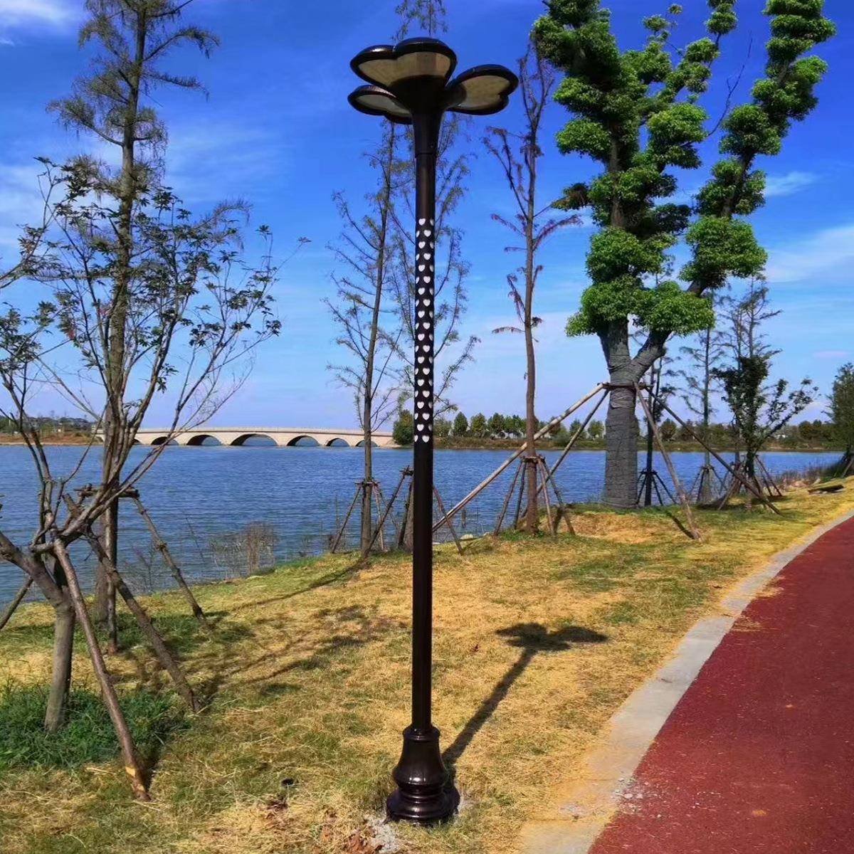 LED户外庭院灯防花园墅草水中庭院灯1-式装饰灯铝材云石景观别草