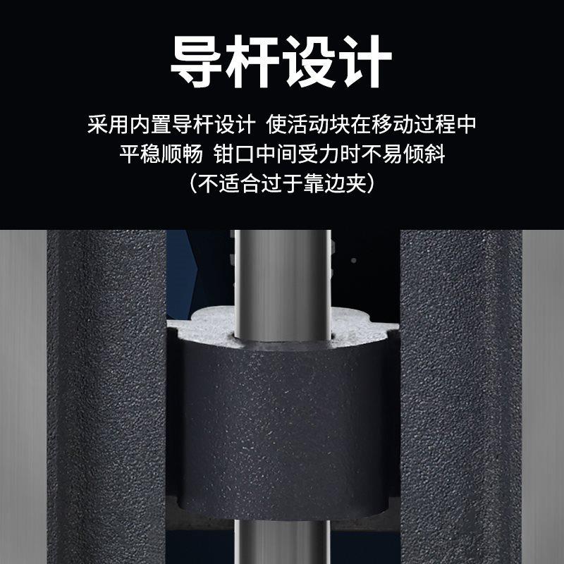 床钻精密导杆式平口钳台钻专用型TPG钳台虎钳小台夹具3重寸-8寸包