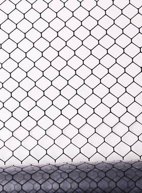 阿基里斯防静电网格帘洁棚黑色全透明窗帘电帘PV净C0静.AJLS9783/