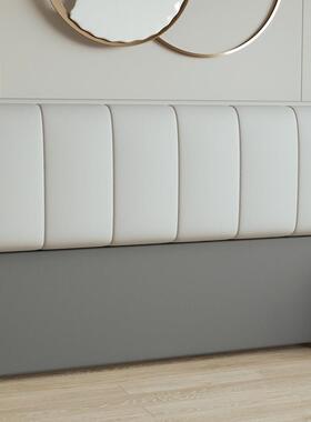 床靠背板单独买20落25F97HJ68S新款现代简约地超薄实木软包轻奢儿