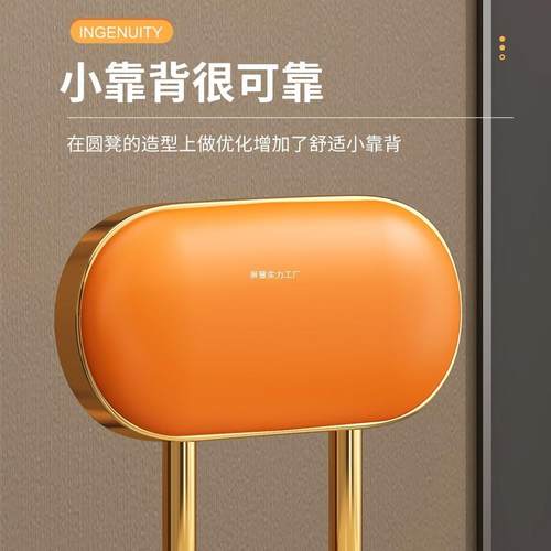 子餐椅奢ZVV餐桌椅202轻餐5新款网椅红凳子靠背家用感吃饭凳