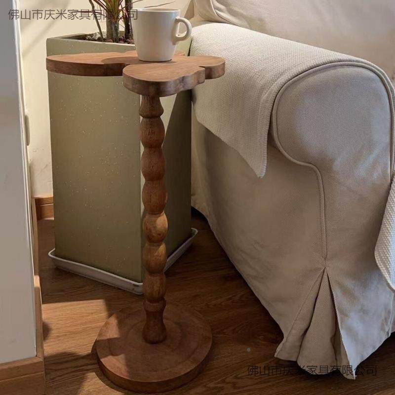 橡胶木实木复古小复古小边边人几古风角几单茶几环中保木蜡油纯多,住宅家具,角几/边几,淘宝优惠券,粉丝福利购,淘宝优惠卷