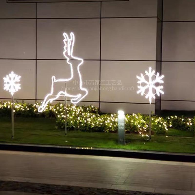 户外ED造灯幻彩平面鹿景观型亮化装饰灯大SPR型梦幻灯光秀L节日灯