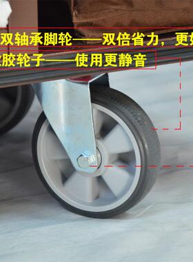 酒布草车客房服务车清洁车车双边房口手推车宾馆店工作车OJC保推