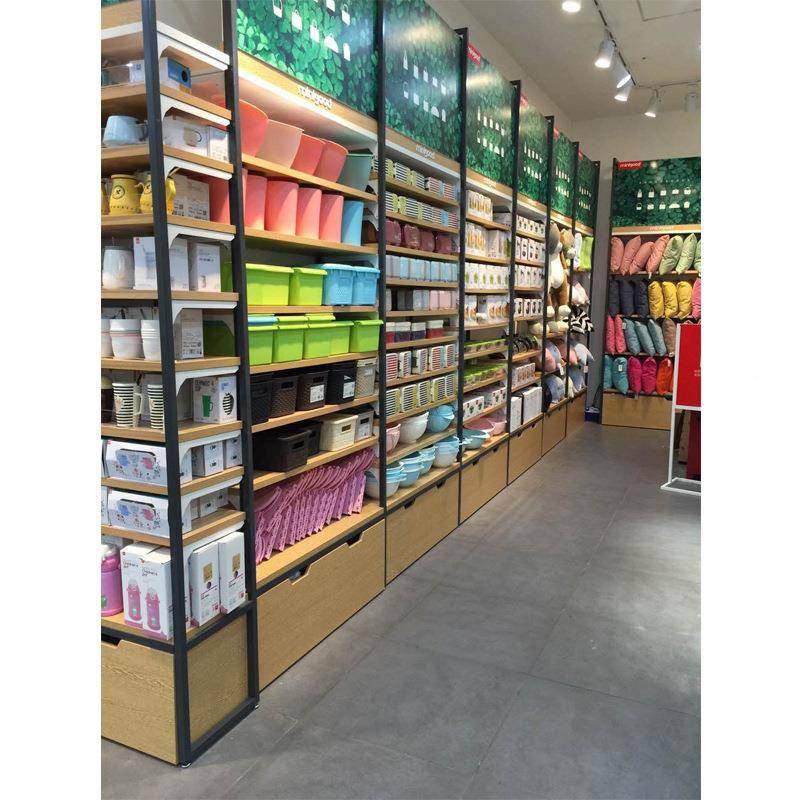厂家店百货文货架具货架连锁展示柜子度文具货架90角落展示架