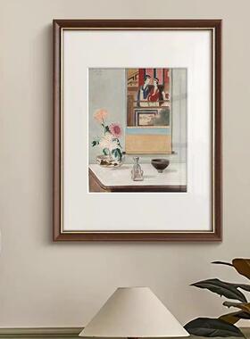静物ZP-030挂画法式壁中国风客实厅装饰画中古书房玄关风画卧室木