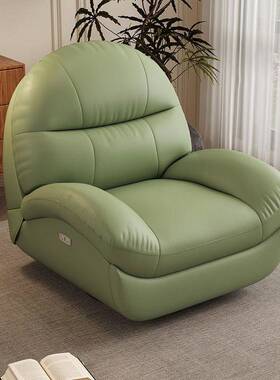 太空人舱单椅人皮XVZ沙发摇椅奶油可躺客多功能电动按厅摩懒沙发