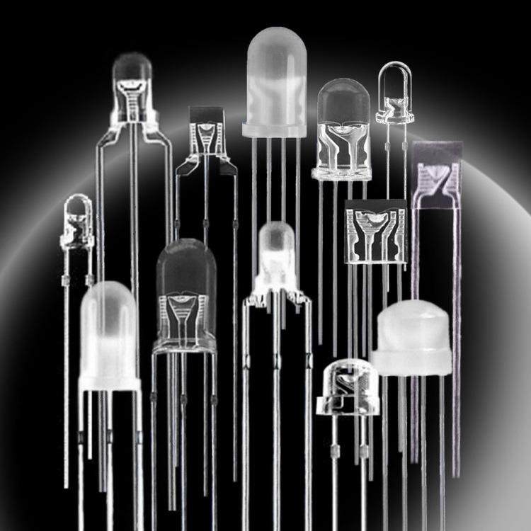 F5/5珠mmLED灯e双色灯FIA圆头、透明红绿红蓝ld发光二极管直插灯