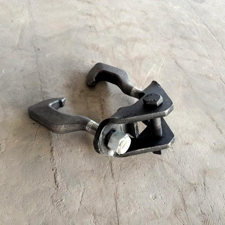 工矿钳卡单U型棚吊轨吊棚挂钩55432具9U工矿卡钩