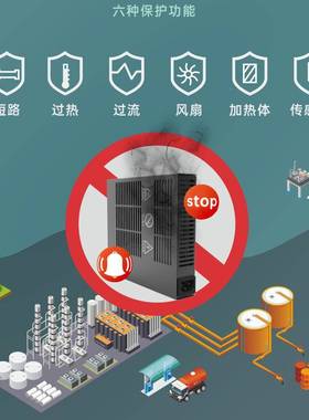 厂家WDF加热器风扇式TM型智能温控微型小加无品牌/热器A风扇加热