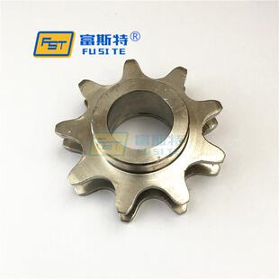 25倍链轮不锈钢双排链ZQC轮倍速线速张传动主动从.动轮9紧齿