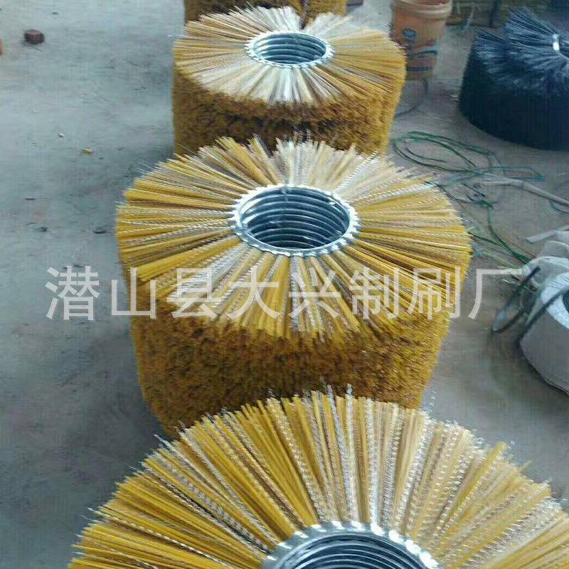 毛刷家生产扫雪道FSM路清刷扫扫路刷厂尼龙丝片状扫雪刷支持定