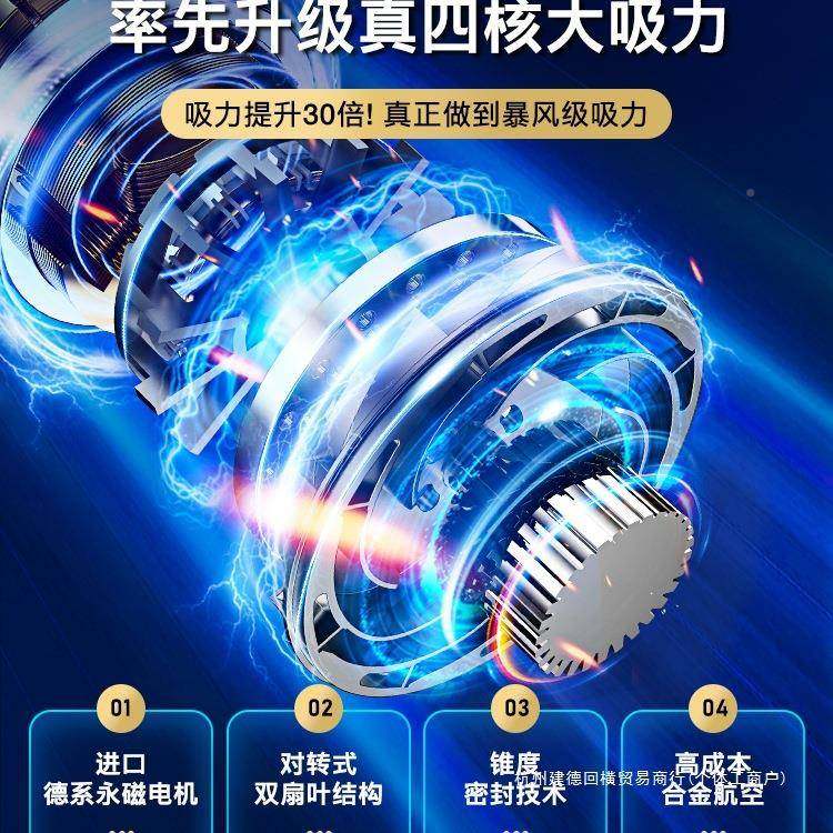 汽HQH车车载尘器大吸力家手持力小型车内无用吸充电线随手吸