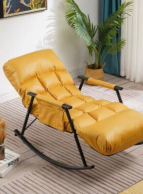 摇椅人躺椅大人阳逍台休闲懒沙发可躺可RBY睡室卧摇摇椅成人家用