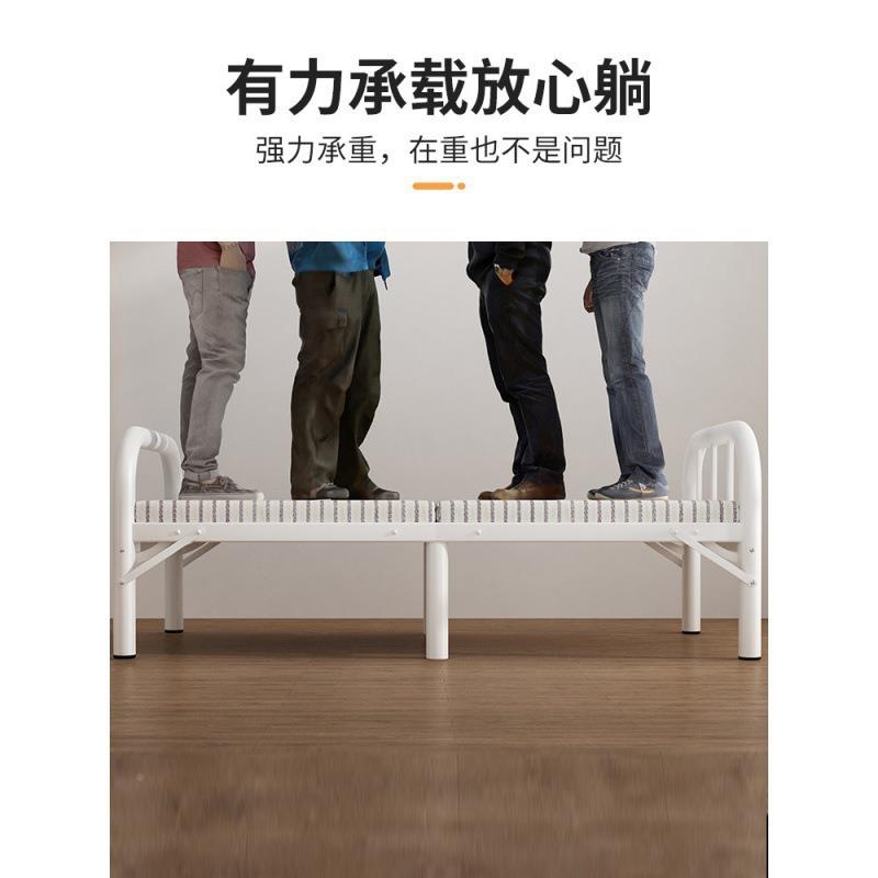 可人收起来的床可以收加叠的床可拆收的单人床铁床加厚叠固折AL10