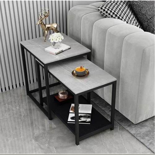 约板边几发边柜客厅移动小茶VLH几沙沙发岩旁侧边柜方形轻奢角几