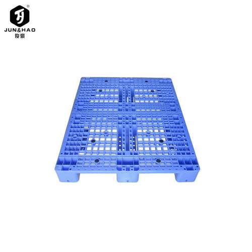 供应川字形塑胶卡板塑料托盘川字网格卡板可上货架