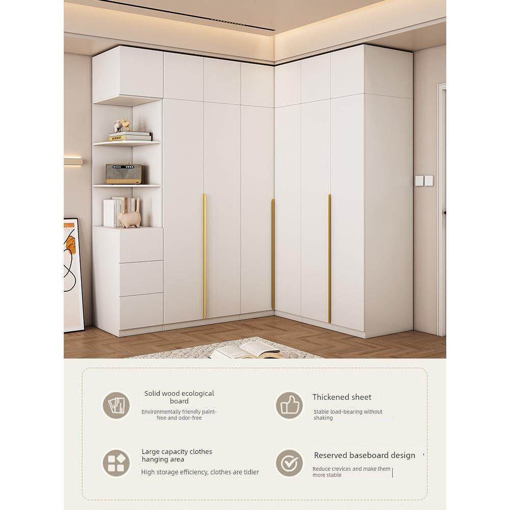 【香港包邮包安装】转角衣柜小户型家用卧室拐角衣柜全屋定制l型