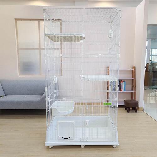 创逸 猫笼子 加菲猫猫笼 两只猫猫笼子 家用室内 猫别墅 创逸笼子
