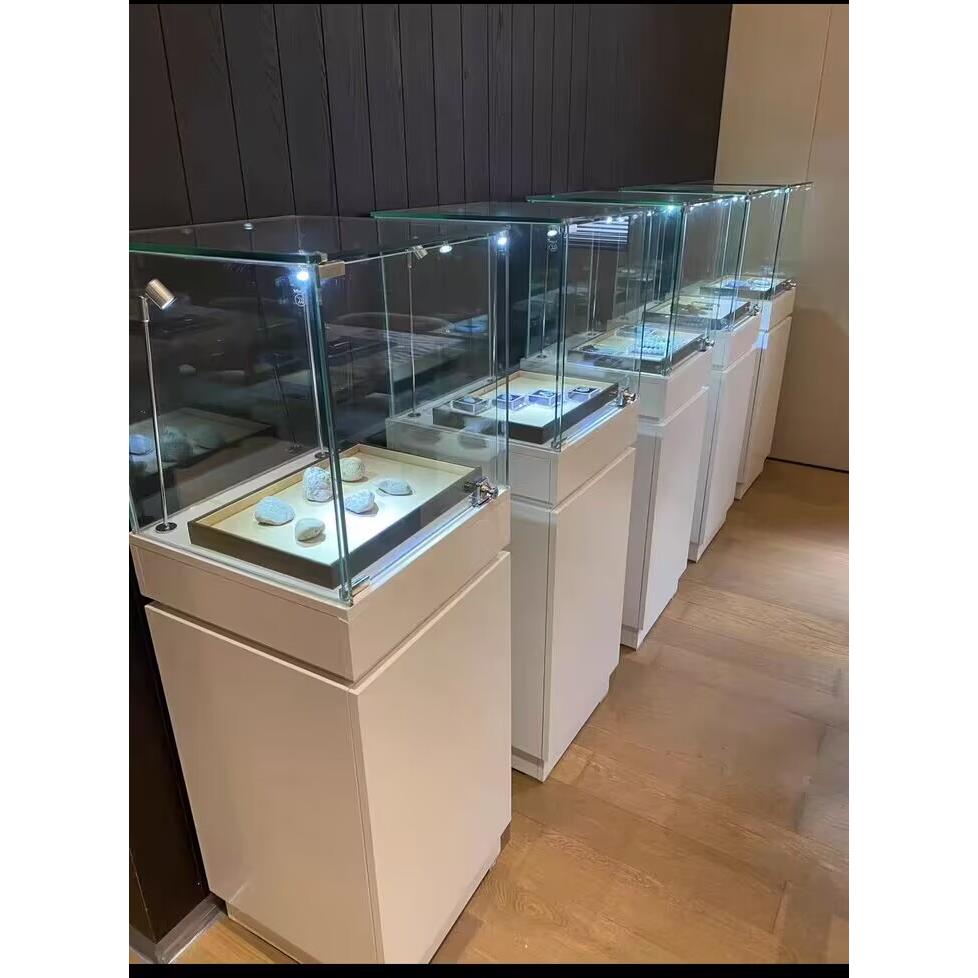现货珠宝柜台首饰古董玉器瓷器展示柜玻璃柜台博物馆文物展览柜台