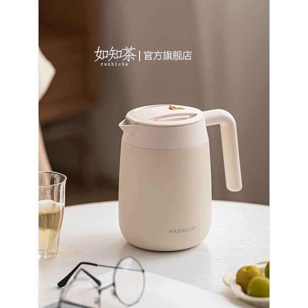 焖茶壶家用白茶闷不锈钢泡茶壶茶水分离大容量保温瓶户外露营用品