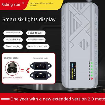 自动断电智能电动车电池充电器48V12Ah60V20Ah72V32A两轮铅酸电池