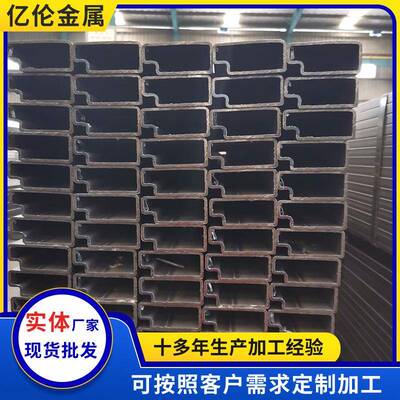 厂家现货供应厚壁Q195P型管光亮P形管仓储货架用p型管规格多样